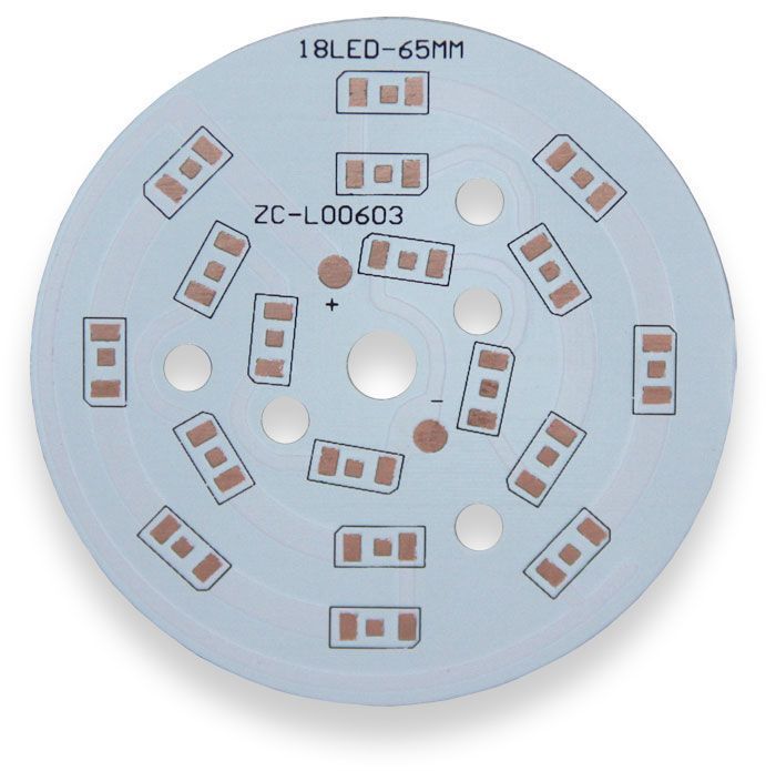 Монтажная пластина LED лампы 9w, 18led 5730,65мм диам. 3024360 фото