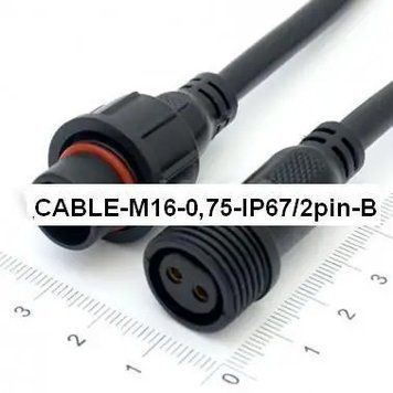 CABLE-M16-0,75-IP67/2pin-B 11943 фото