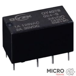 Реле QY4078-012DC-2ZS 2A 2C coil 12V 3038047 фото