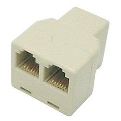 Переходник RJ12 6p4c (2 гнезда &ndash; 1 гнездо) 3001247 фото
