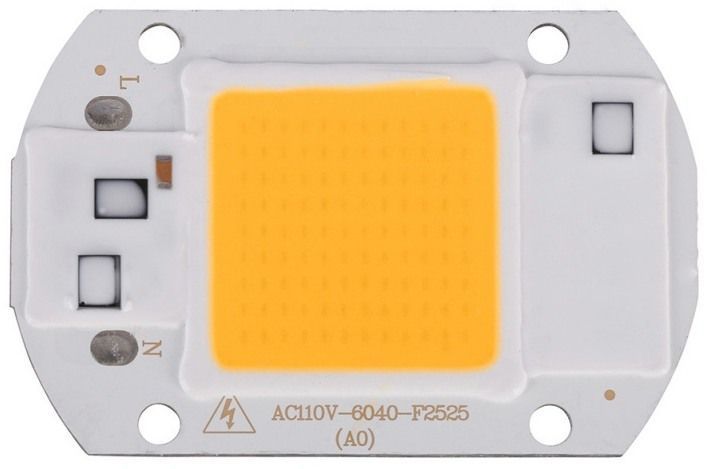 COB світлодіод 20w Білий теплий 220v AC 3033141 фото