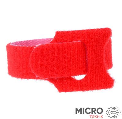 Кабельне стягування Velcro Червона 150х10мм без пряжки 3026358 фото