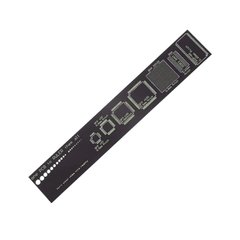 Лінійка PCB Ruler шаблон для електронника радіоаматора 15см 3039996 фото