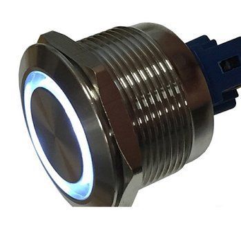 Кнопка антивандальна HQ22S/F11-24V-W 14084 фото