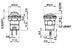 Кнопка DS-425a (DS-428) з фіксацією OFF-ON червона 3037292 фото 3