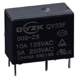 Реле QY33F-005-ZS 10A 1C coil 5VDC 3039409 фото