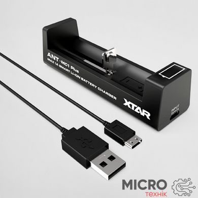 Зарядное устройство для Li-Ion аккумуляторов XTAR ANT MC1Plus, на 1 аккум. 3035806 фото