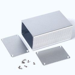 Корпус алюминиевый 100*66*43MM aluminum case SILVER 3041892 фото