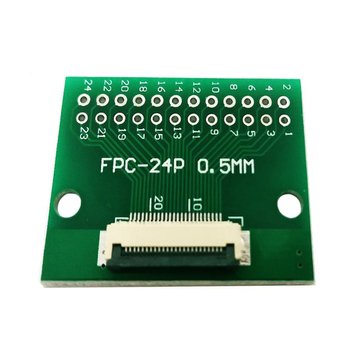 Плата друкарська з роз'ємом FFC/FPC-24P крок 0.5mm 3037462 фото