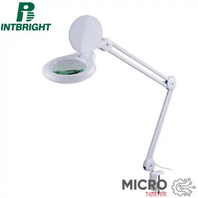 Лампа-лупа косметолога Intbright 9003LED-8D БІЛА, 8 діоптрій 3048172 фото
