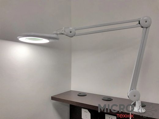 Лампа-лупа косметолога Intbright 9003LED-8D БІЛА, 8 діоптрій 3048172 фото
