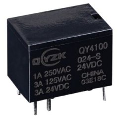 Реле QY4100-024DC-ZS3 3A 1C coil 24V 0.2W 3043925 фото