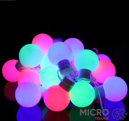 Гирлянда светодиодная "лампочки" 5м 20 LED прозрачный 3037295 фото