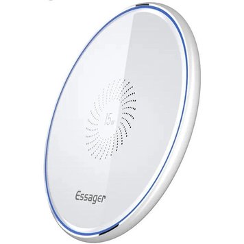 Безпроводове зарядне пристрій Qi 15W Wireless Charger біле 3044462 фото