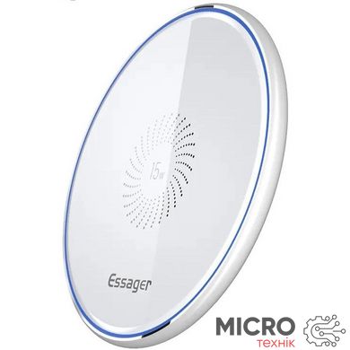 Беспроводное зарядное устройство для Qi 15W Wireless Charger белое 3044462 фото