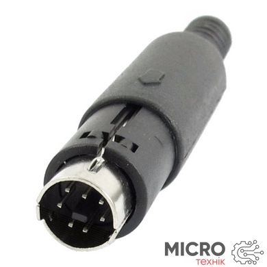 Разъем Mini DIN 7-pin "папа" на кабель 3038503 фото