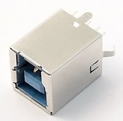 Разъем USB-30-02-FD-180 тип B на плату прямой DIP 3015375 фото