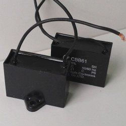 Конденсатор CBB-61 6uf 450vac 47*34*23 гнучкі виведення 3021237 фото