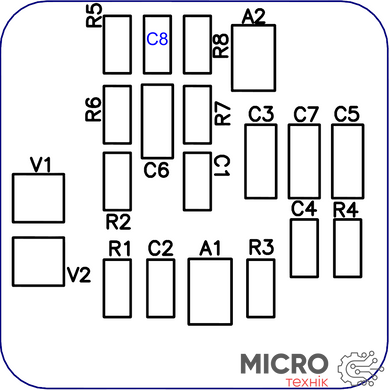 Печатная плата ch-c0060pcb Датчик движения 3016489 фото