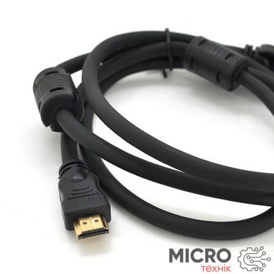 Кабель HDMI-1.4(1.5м) ЧЕРНЫЙ 16035 фото