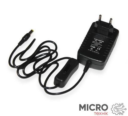 Блок живлення CHD-CB1220 12V 2A plug 5.5x2.1mm + вимикач 3030847 фото