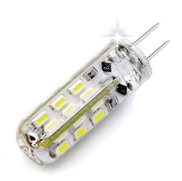 Лампа Світлодіодна LED 12v G4 холодний світло, силікон 3026802 фото