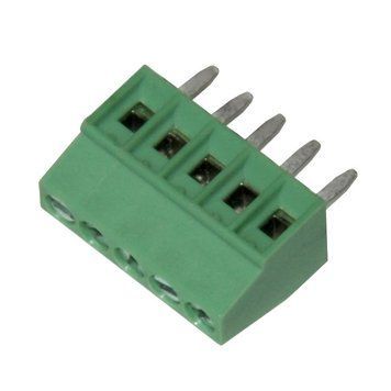 Клеммник винтовой WJEK254-2.54-05p-140-00a Зеленый 3034481 фото