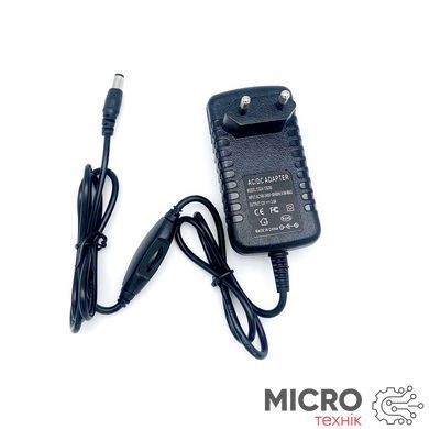 Блок питания 12V 1A штекер 5.5x2.5mm CHD12V1A с регулировкой 3045026 фото