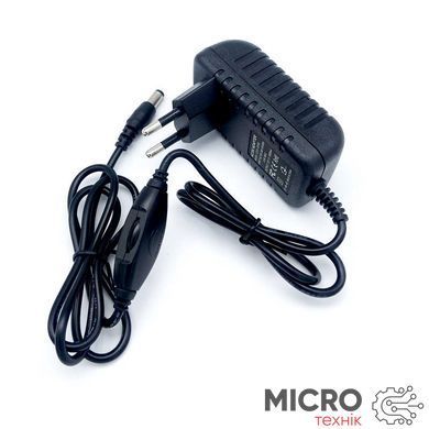 Блок питания 12V 1A штекер 5.5x2.5mm CHD12V1A с регулировкой 3045026 фото