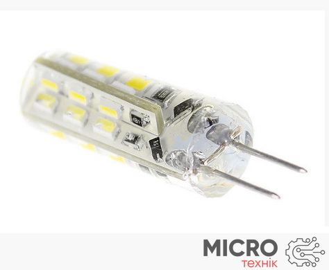 Лампа Светодиодная LED 12v G4 холодный свет, силикон 3026802 фото